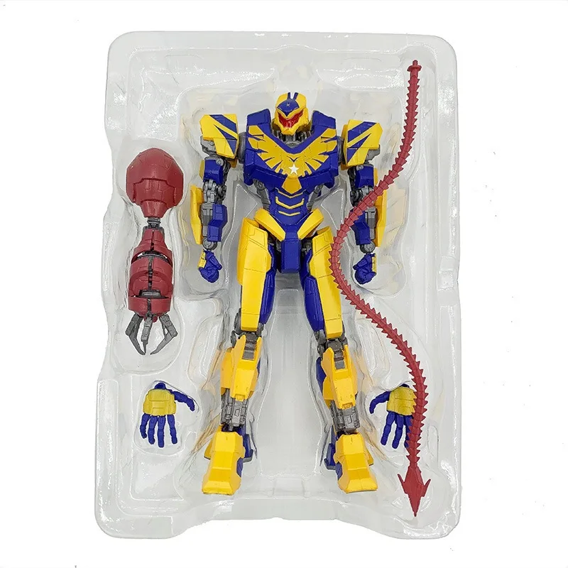 NOWA 17CM Figurka Anime z Filmu Pacific Rim: Atlas Destroyer, Model Mech, Figurka PVC, Ozdoba, Prezent w Pudełku