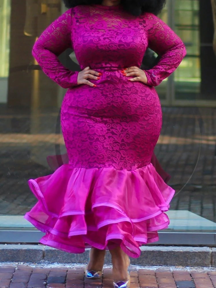 Rosa vermelha o pescoço puff meia manga vestido babados glitter cocktail vestido pacote hip elegante fino ajuste feminino vestidos de festa à noite