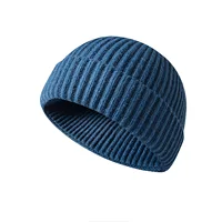 Winter Knittted Cap  Solid Color Hip Hop Cap Unisex Skullies & Beanies - Image 4