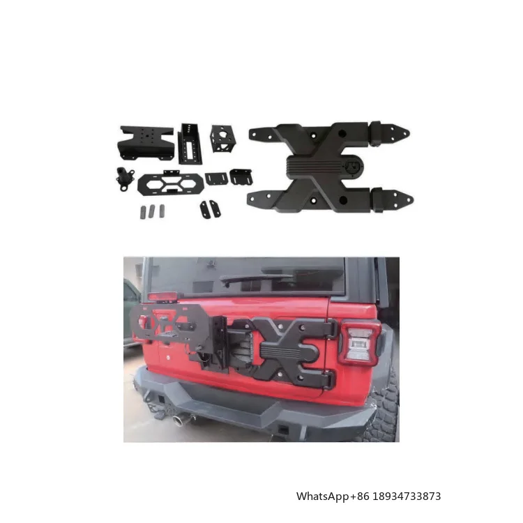

Заводские продажи JL1132 Кронштейн для запасного колеса из алюминиевого сплава Держатель запасного колеса для джипа для Wrangler JL 2018+