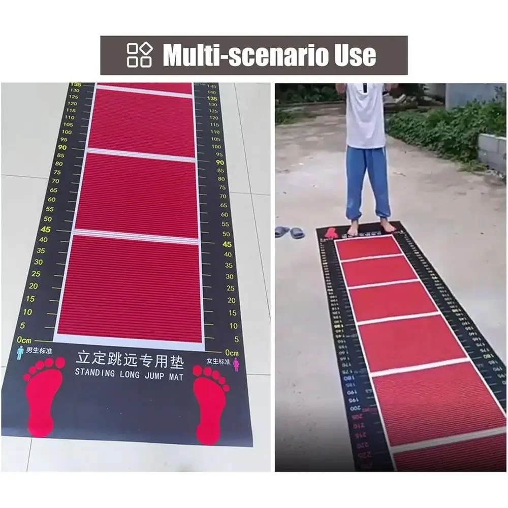 Versatile Long Jump Mat with Anti-Slip and Multi-Pose Features for Various Sizes