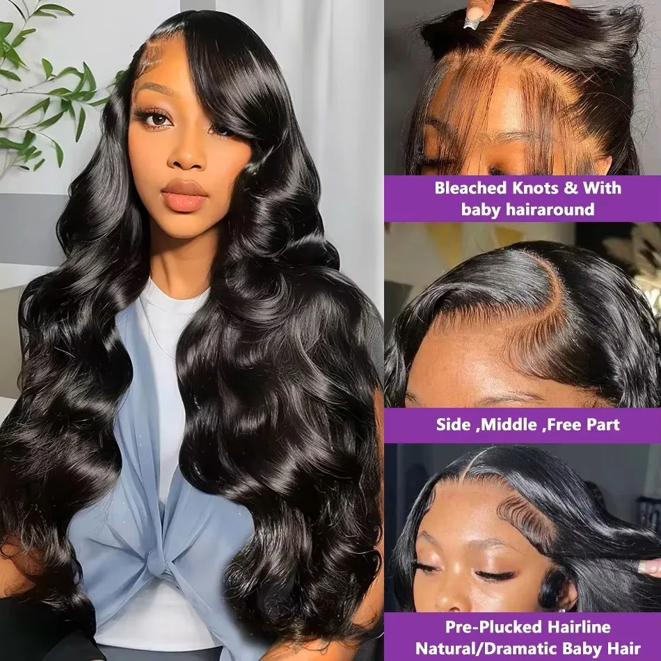 Body Wave 13x6 Hd Lace Frontal Wig 13x4 Remy Wigs For Women 48 50 52 Inches Wet And Wavy 5x5 Lace Front Wig Human Hair