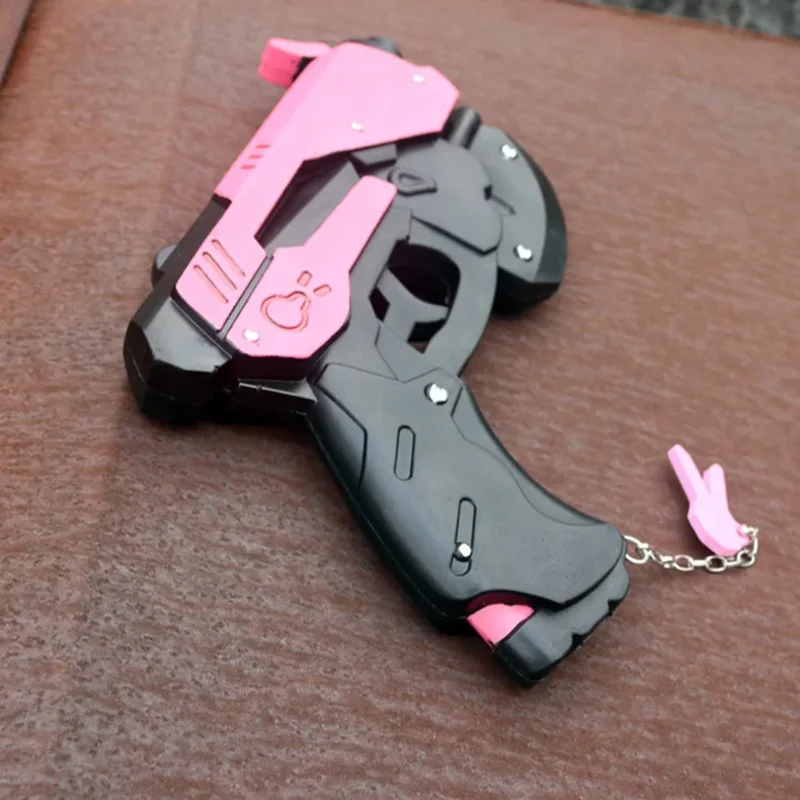 Anime Game OW Cosplay Props D.va Cosplay Accessories DVA Cosplay Prop PVC Toy Pistol Cap Gun Weapons 27cm * 19cm