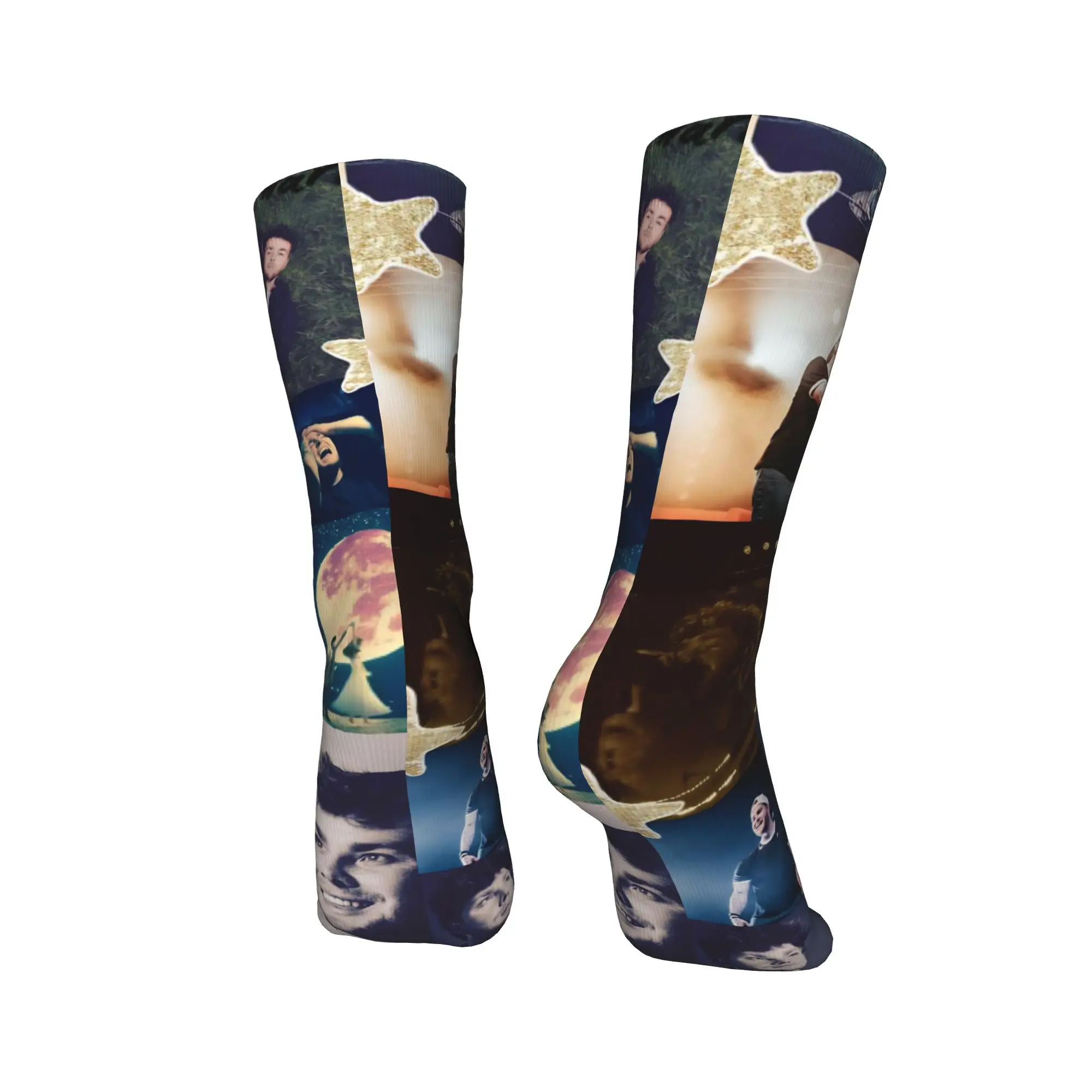 أليكس وارن مغني الراب جوارب الرجال الجوارب جودة الجوارب غير رسمية الخريف الرياضة في الهواء الطلق عدم الانزلاق الجوارب المطبوعة هدية فكرة