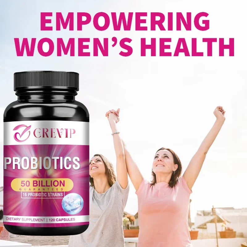 Women's Probiotics 50 Billion CFU - Supports Digestive, Vaginal and Immune Health - 120 Capsules