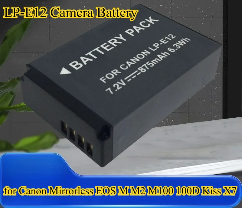 875Mah LP-E12 Camer… - image