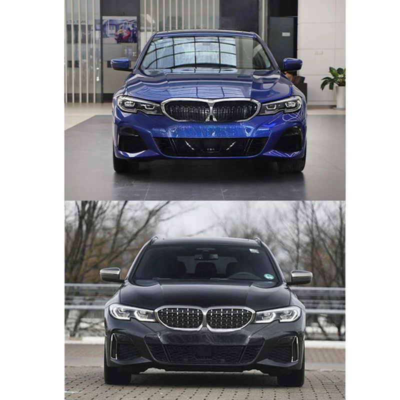 Car Accessories Full Replacement Tuning Bumper Body Kit w/ Clips Bolt-On for 3 Series G20 340D 2019-2022