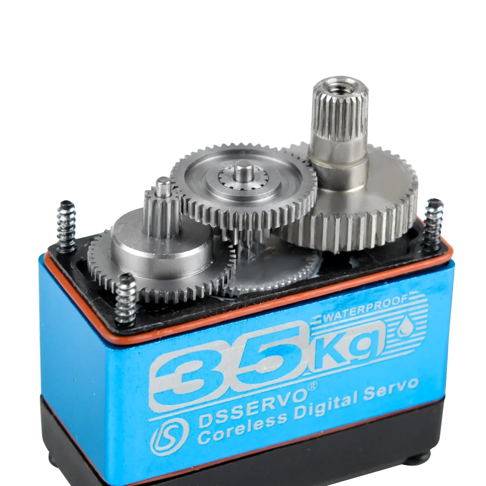 

Dsservo 35KG 7.4V DS3235 Coreless Digital Servo Steel Gear Waterproof IP66 180/270° for 1/8 1/10 Scale RC Car Crawler Truck Boat