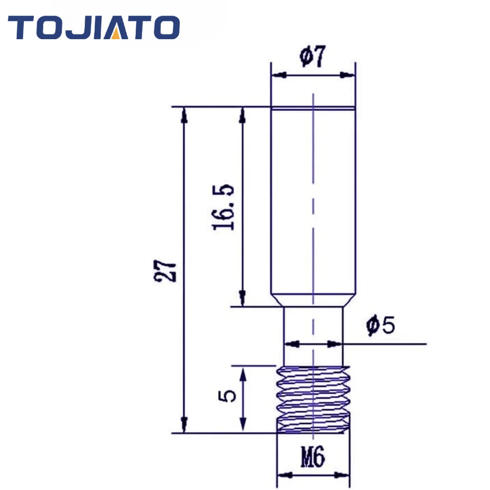 10Pcs Stainless Steel M6 Thread HeatBreak Throat for Ender 3 Series,CR10 Series Hotend 3D Printer Parts (Stainless Steel)