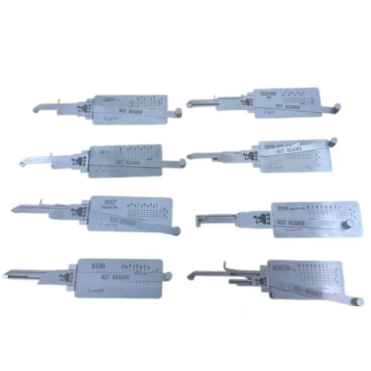2026 LISHI Picklocksmith Tool Key Reader GM39 V.3 GM39 V.5 HU87 B106 HU66 HON70 TOY38R YH35R - New Model Key Reade for Automotiv