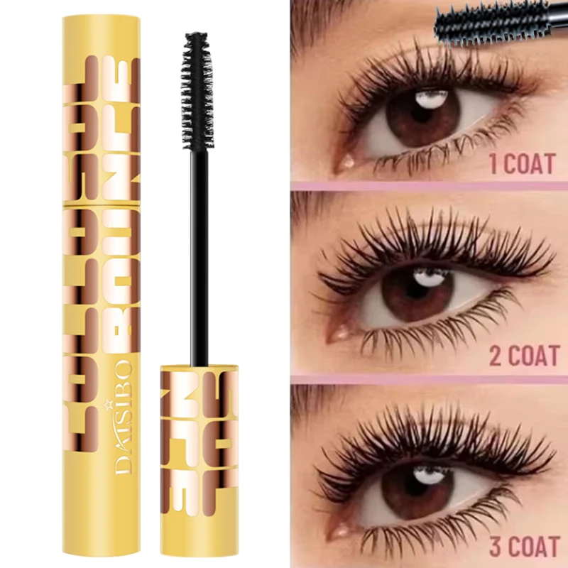 Mascara allungante per ciglia Impermeabile a lunga durata Ciglia setose Estensione ciglia nere Trucco Cosmetico coreano per occhi di bellezza