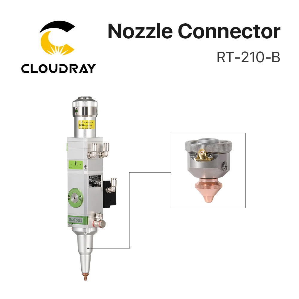 Cloudray Raytools BT210S Laser Nozzle Connector Ceramic Sensor Part for Laser Raytools BT210 Laser Head
