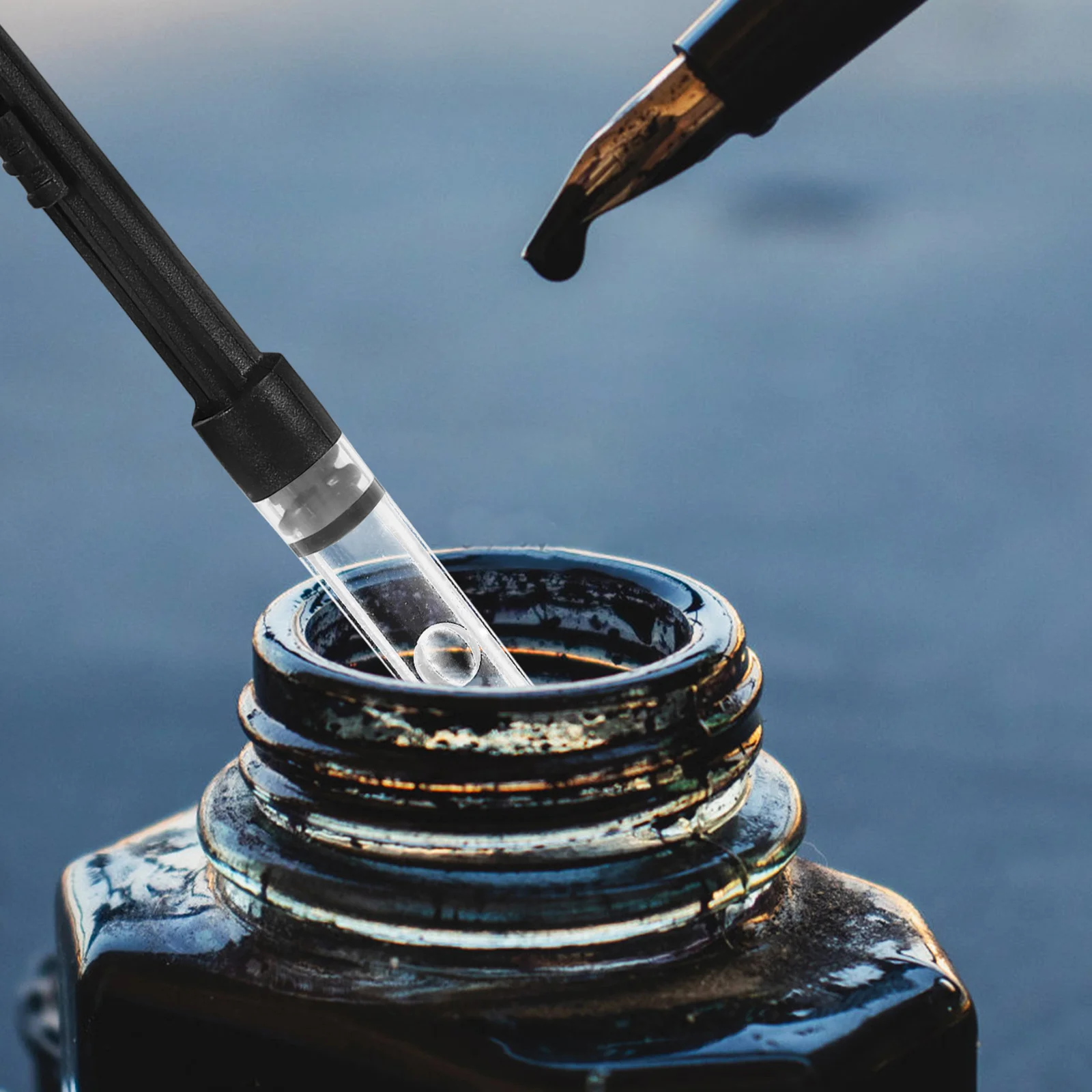 

50Pcs Fountain Pen Ink Converter Twist Type Universal Fit for Standard Pens Refillable Ink System for Smooth Leakfree Writing