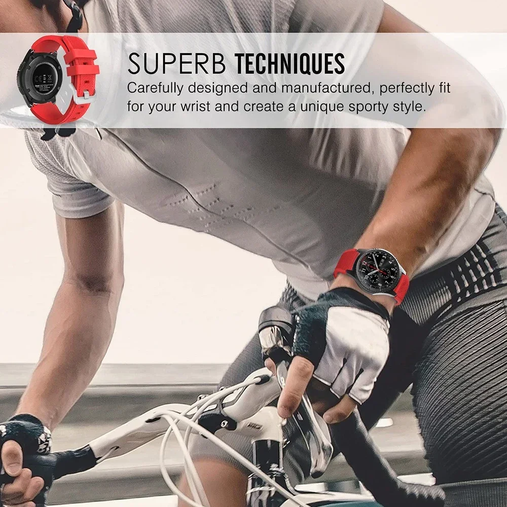 حزام سيليكون ناعم 22 ملم لـ CMF من Nothing Watch Pro 2 سوار معصم مريح يسمح بمرور الهواء لساعة CMF Pro إكسسوارات سوار