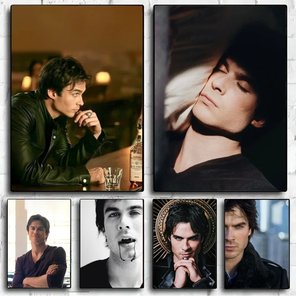 The Vampire Diaries Ian Somerhalde Poster No Poster Kraft Club Bar Paper Vintage Poster Wall Art Painting Bedroom Study Stickers