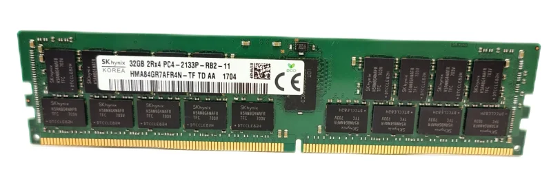 Hynix DDR4 32GB 2133P 2RX4 PC4 2133MHz ECC REG RDIMM RAM 32G Server memory