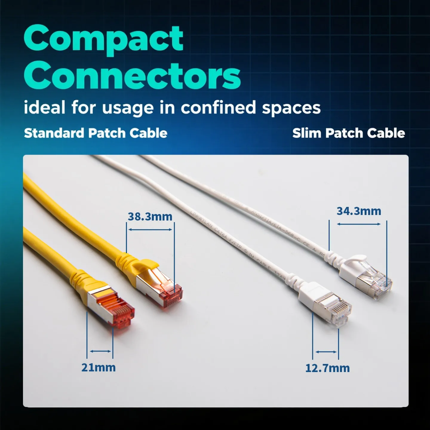 Linkwylan Cat6A Cat7 STP Патч-корд 32AWG Тонкий Ethernet-кабель RJ45 Цветной сетевой кабель 4 витых пара TPE Интернет-кабель Lan