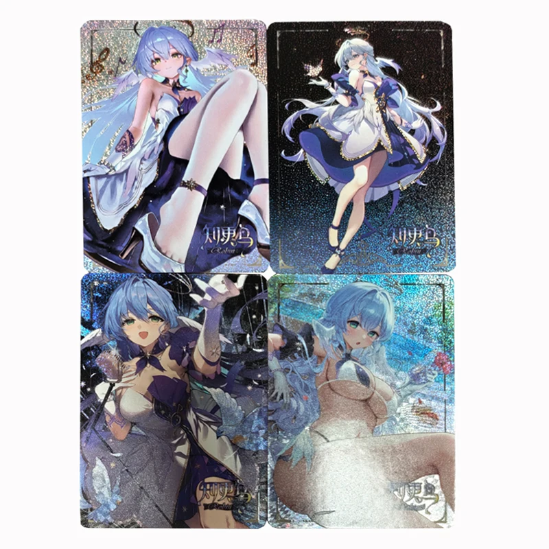 

4 шт./компл. Honkai: Star Rail Robin DIY самодельная цветная флэш-карта аниме игровая коллекционная карта подарочная игрушка 59*86 мм