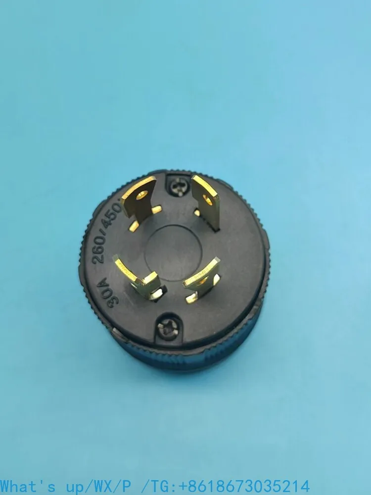 Three-phase four-wire power socket, inversion plug, current 30A voltage 260/450V