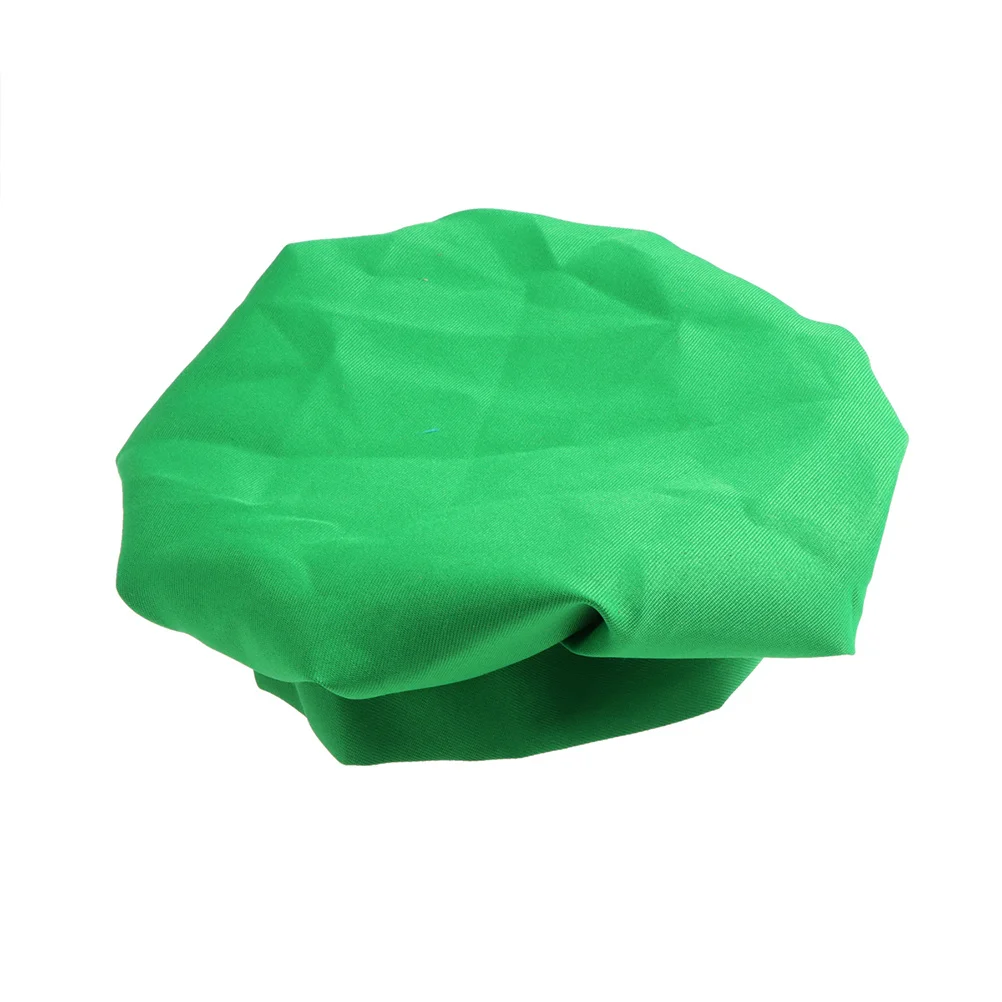 

2pcs Kids Apron Hat Set For 3-6 Years Old Green Thick Soft Lightweight Waterproof Painting Cooking Grilling Outdoor Bbq Reusable