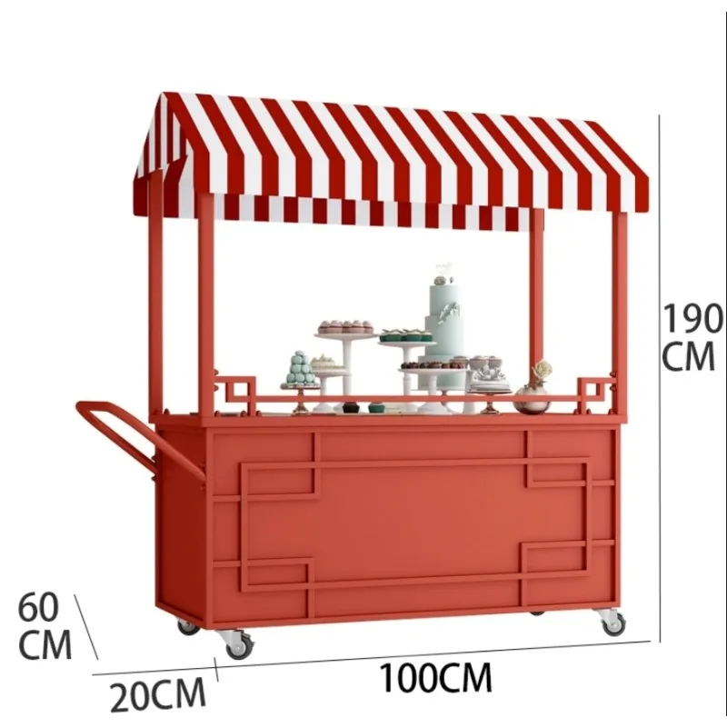 [2026]Gerobak Kios, Gerobak Selebgram, Gerobak Pasar, Gerobak Jualan Es Serut Mobile Outdoor, Promosi