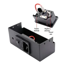 Switching Power Supply Housing For 3D Printer Power Shield 12V/24V 360W Male Socket For Ender 3 For CR10 Printers Tool Part 