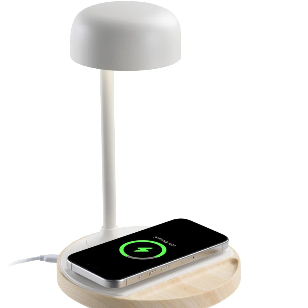 WILIT LED Desk Lamp with Wireless Charging Student Dormitory Office Bedside Table Lamp Bedroom Lighting Night Light Decoration view 6