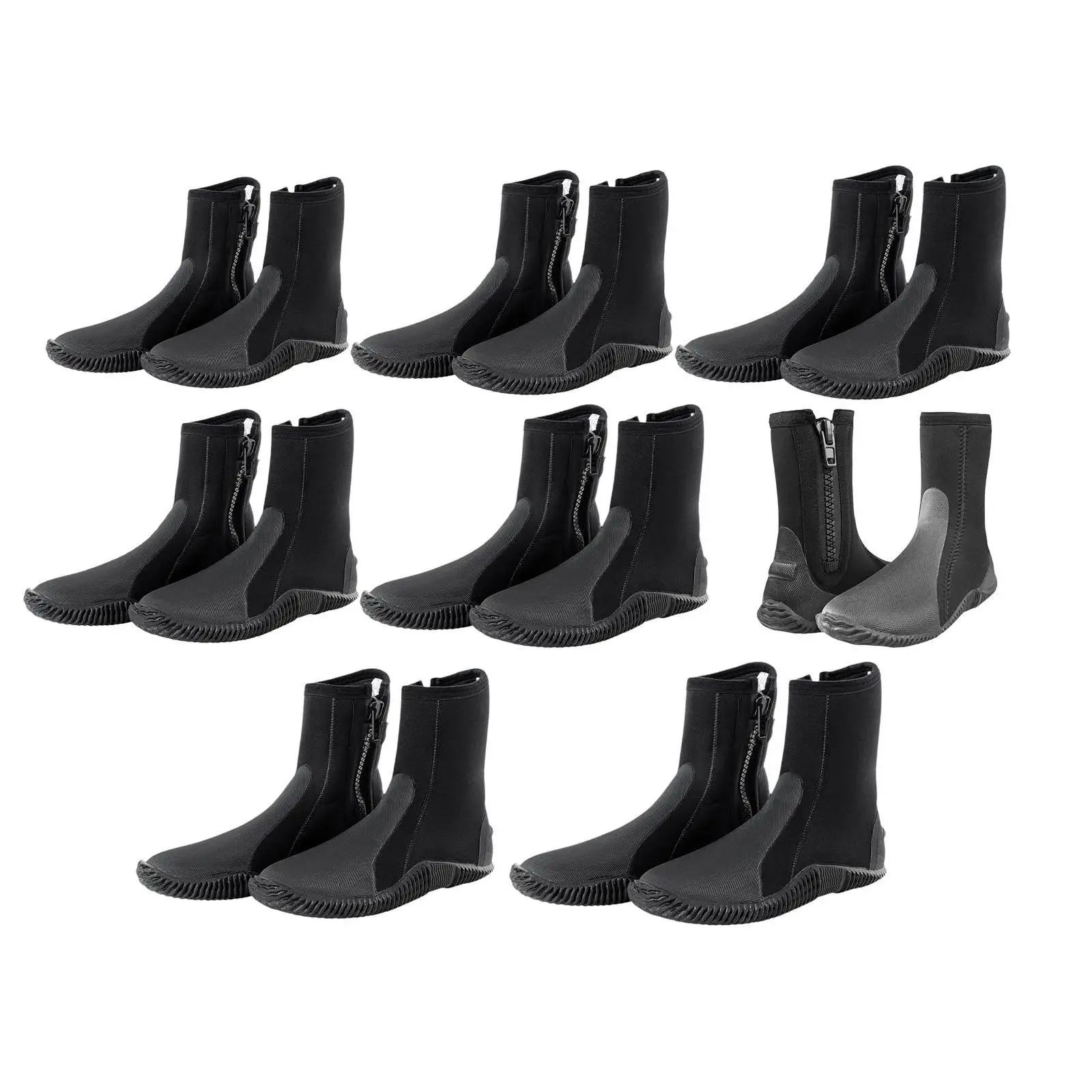 Neoprene Dive Boots 5mm Warm Multifunctional Lightweight Snorkeling Booties for