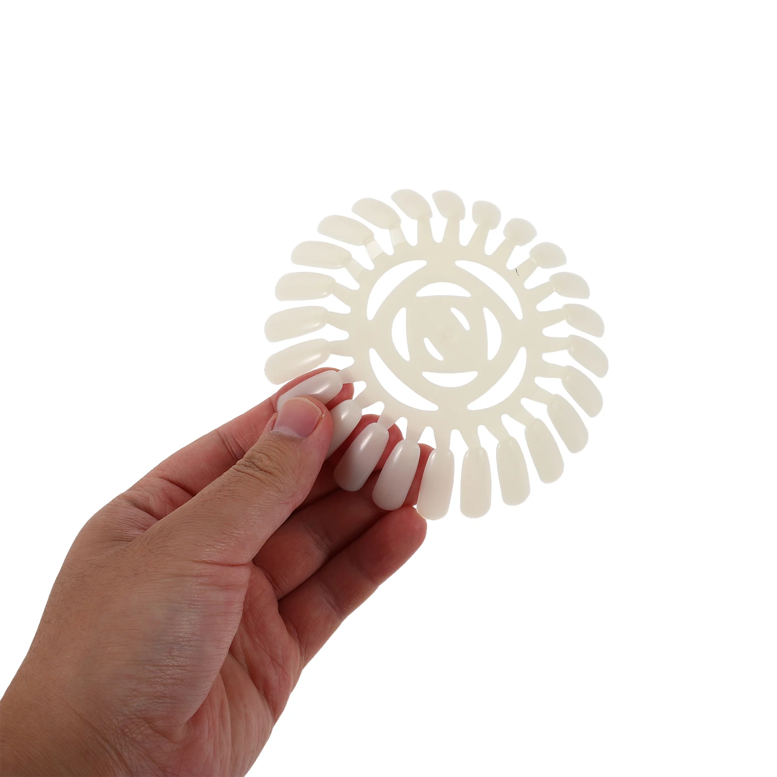 

20pcs Art Palette 24-Grid Non-Slip Mixing Plate For Gel Polish Acrylics Salon Display Board Plastic Nail Sample Display Tool