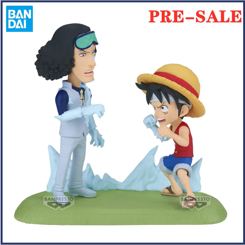 

Оригинальная аниме-фигурка ONE PIECE WORLD COLLECTABLE FIGURE LOG STORIES-MONKEY.D.LUFFY VS KUZAN Фигурка Игрушки 9 см Модель куклы