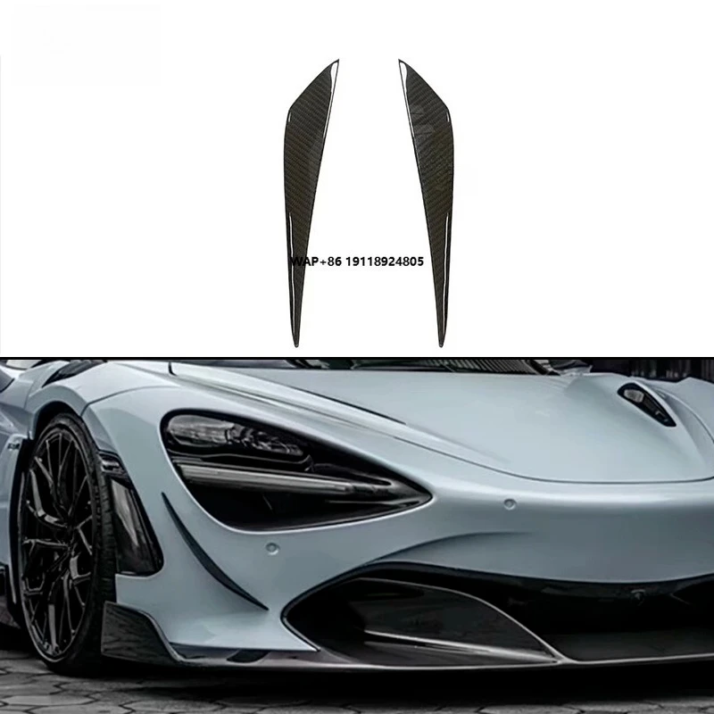 

High Quality Fast Delivery Whole Sale Price Dry Carbon Fiber Front Bumper Canards Body Kits for 720S