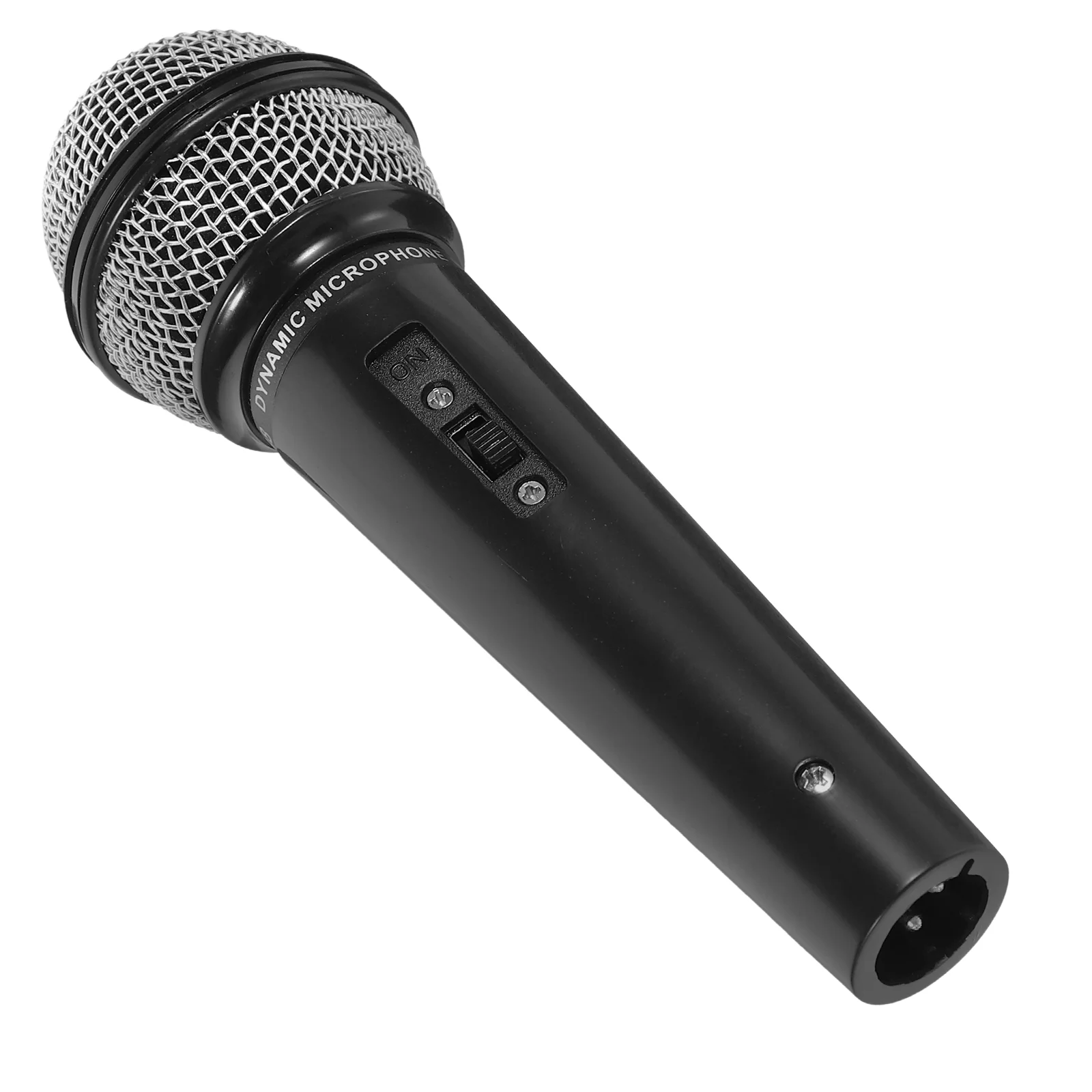 Soft Microphone Toy Simulation Wireless Microphones Cosplay Plastic Machine Black Educational Toys Office