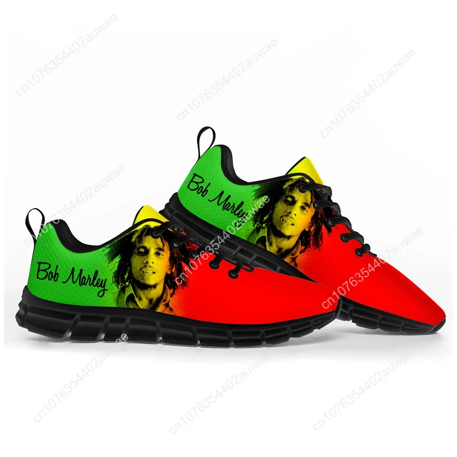 Bob Marley Reggae Rasta Music Singer Sports Shoes Mens Womens Teenager Children Sneakers Casual Custom High Quality Couple Shoes