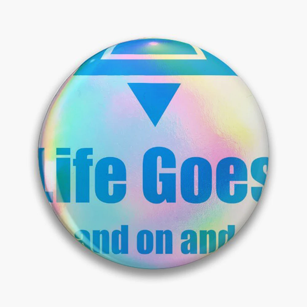 Oliver tree Pin Holographic Star Heart Pin Brooches Laminated Button Fashion Accessory