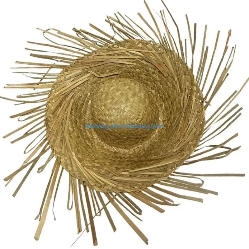 573B Summer Straw Beach Hat for Women with Light Sun Coverage and Travel Ease