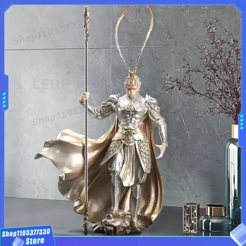 Sun Wukong Dou Defeats Buddha Statue Qitian Dasheng Figurine Home Decor Living Room TV Cabinet Entrance Ornament Housewarming