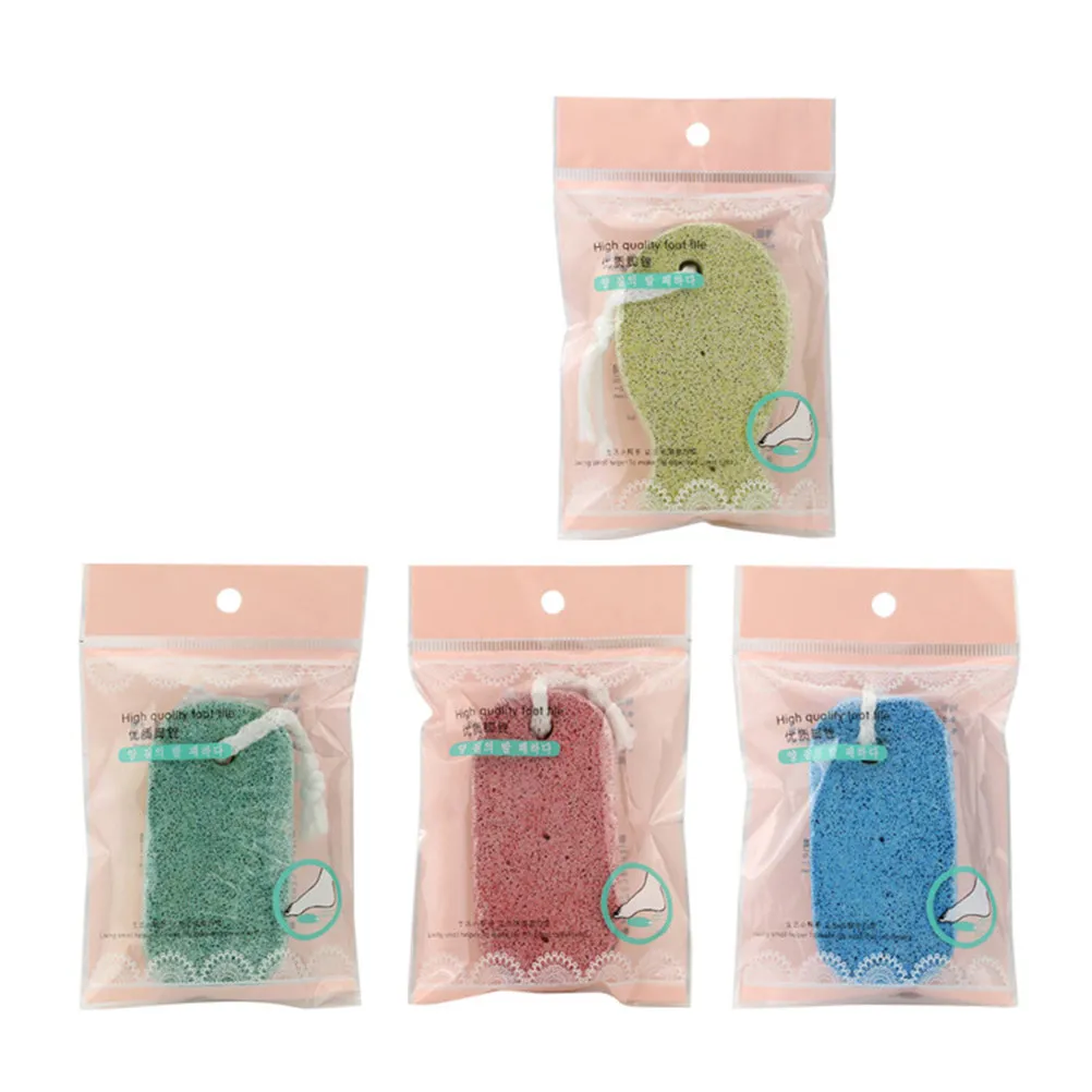 Natural Foot Scrubber Pumice Stone Callus Remover for Feet Pedicure Tools Natural Foot File Random Color