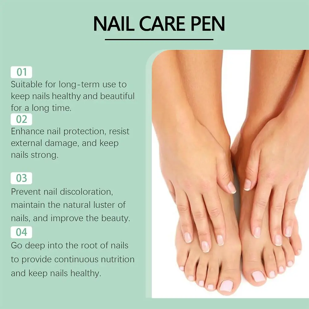 Nail Care Repair Pen Gentle Formula Strong Nail Polish Repair Nails Healthy Nail Repair Solution Easy To Use Skin Care