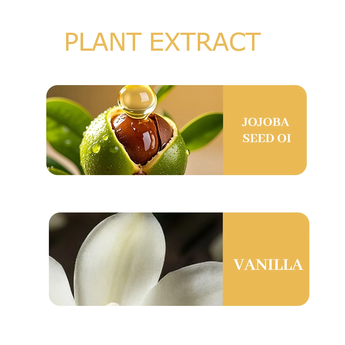 NIVAVIN 30ml/60ml/100ml vanilla essential oil, naturally extracted, rich fragrance, long-lasting scent, suitable for home use.