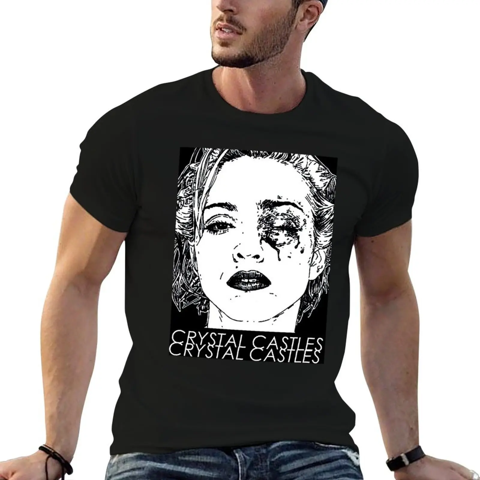 

CRYSTALCASTLES T-Shirt t shirts for man graphic tees t shirt personalised T-Shirt