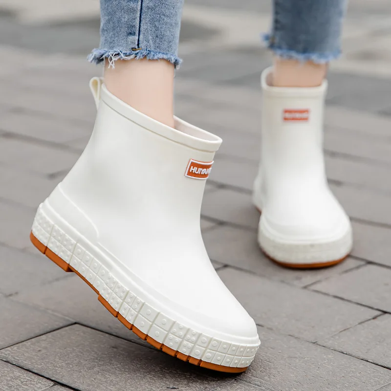 Outdoor Boots for Women Stylish Shoes for Woman New Non-slip Waterproof Lady Work Boots for Fall and Winter Zapatos Para Mujeres