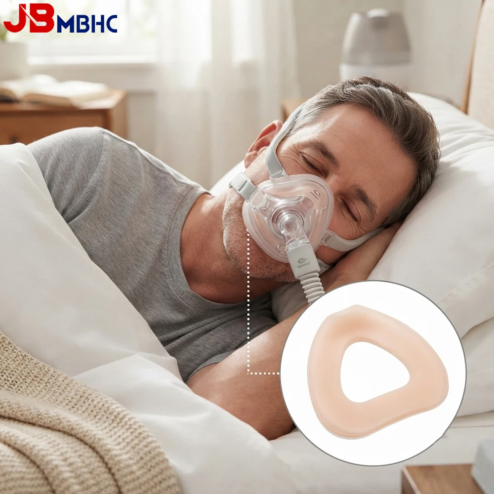Cpap Full Face Mask Silicone Cushion - 1-5 Buah Bantalan Hidung CPAP untuk