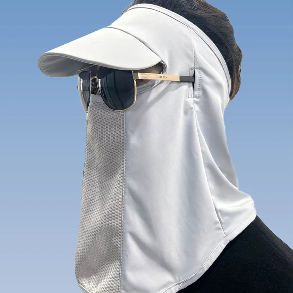 

Ice Silk UV Protection Scarf With Effective Shading Outdoor Sports And Eyeglass Hole Is Friendly