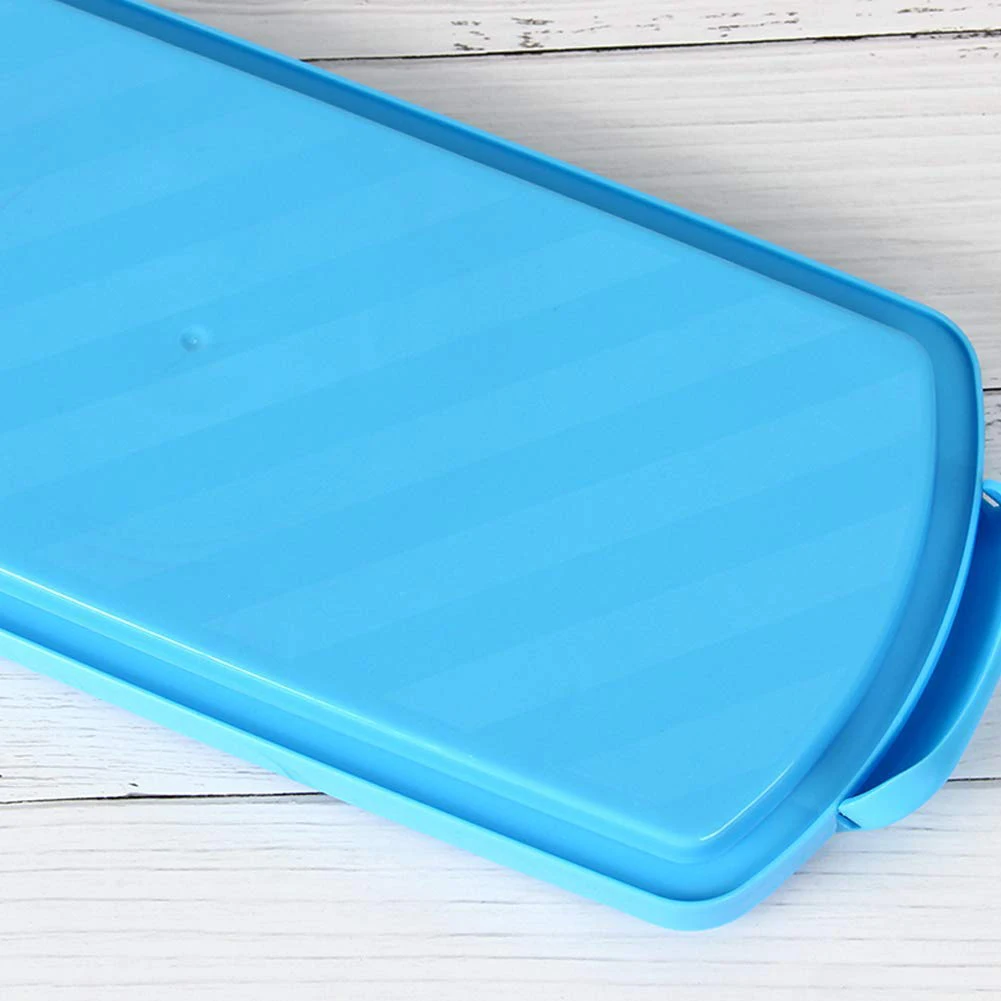 صندوق خبز محمول مع مقبض رغيف كعكة الحاويات البلاستيك مستطيلة تخزين المواد الغذائية حارس الناقل 13 بوصة شفافة قبة fo