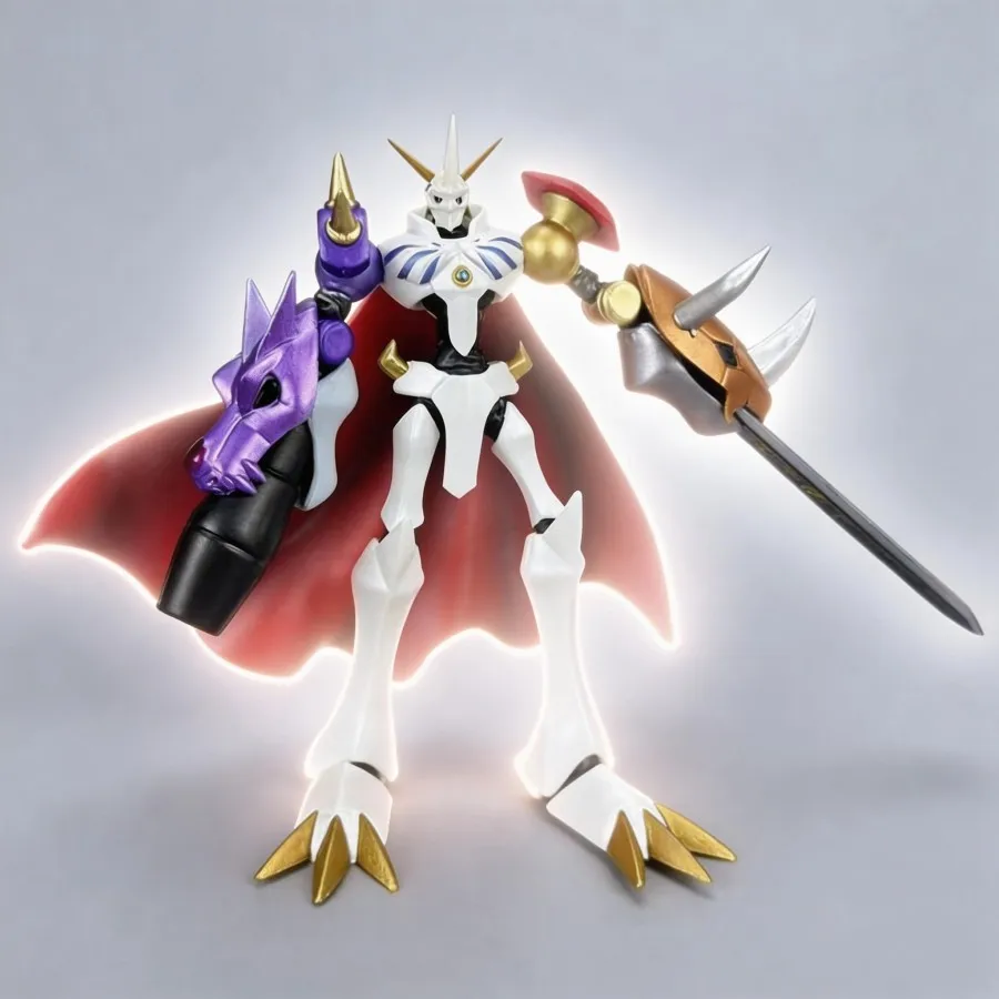 

Anime Digimon Omegamon Dukemon Action Figure Collectible Model Toy 17cm, High Quality, Detailed Craftsmanship