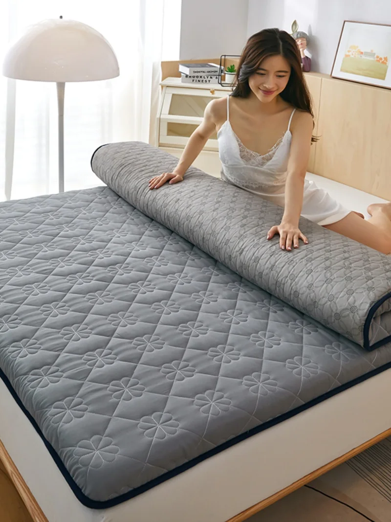 Colchón de Espuma de Látex Suave para Uso Doméstico, Dormitorio Estudiantil, Cama Individual, Colchoneta de Esponja, Colchón de Fibra de Poliéster para Área Especial de Alquiler