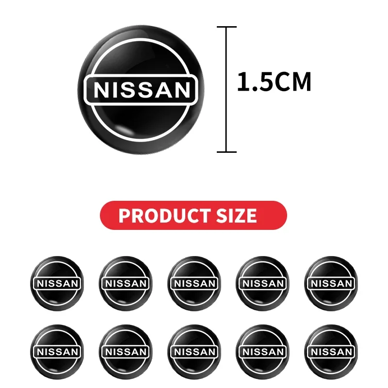 Car Door Keyhole Protective Stickers Self-adhesive Decals For Nissan Qashqai j10 j11 x Trail t32 t31 Tiida Juke Accessories