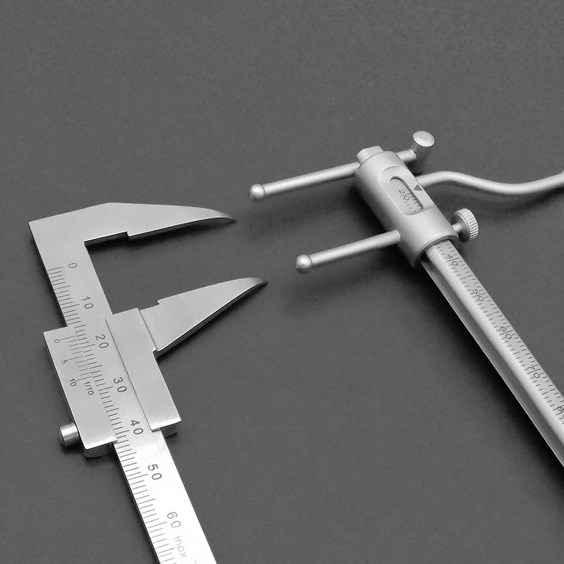Measuring Ruler, Interarch Distance Measuring Ruler, Orthodontic Implant Ridge Measuring Ruler, Vertical Distance Vernier Calipe