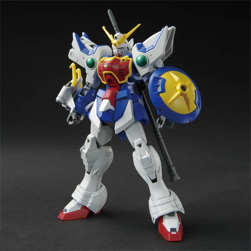 Bandai HG 1/144 XXXG-01S Shenlong Gundam Anime Action Figure - Hadiah Mainan Model Perakitan Koleksi Robot untuk Anak-anak