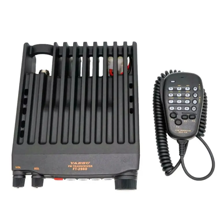 Yaesu FT-2980R VHF/UHF 80W CTCSS CB LCD Amateur Transceiver IPX6 Water Resistant 0-25km Range Vehicle Mobile Marine 2000-2500mAh 4